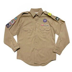 80s 90s vintage Boy Scouts Canada Shirt Patch Toronto Scarborough Utility.